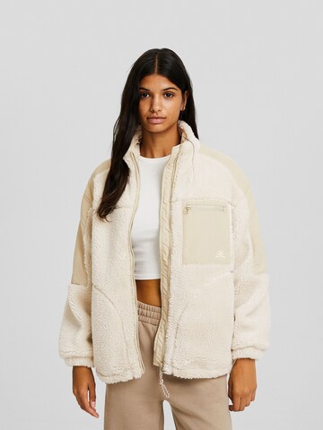 Bershka Overgangsjakke i beige: forside