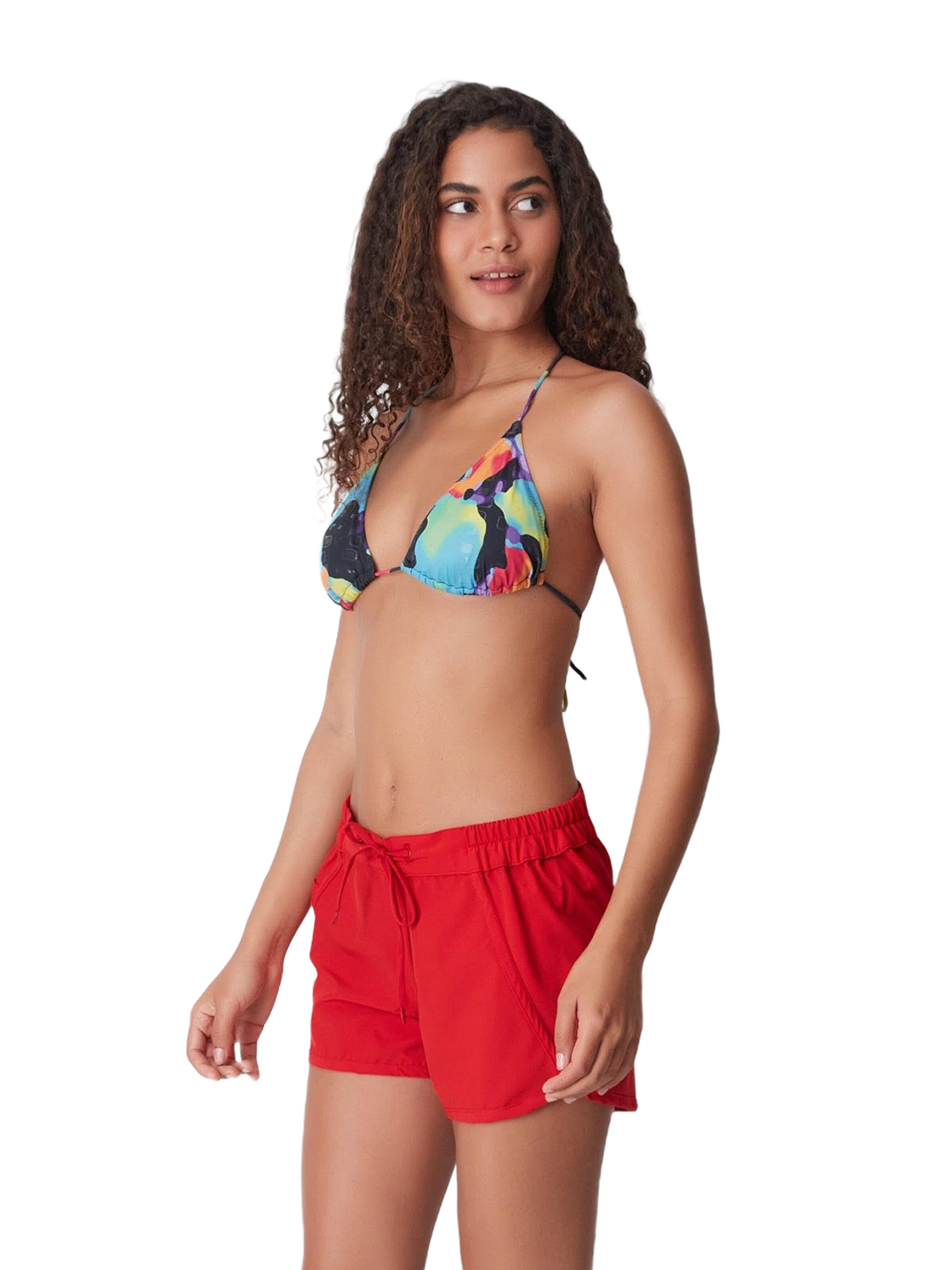 C&City Regular Zwemshorts in Rood