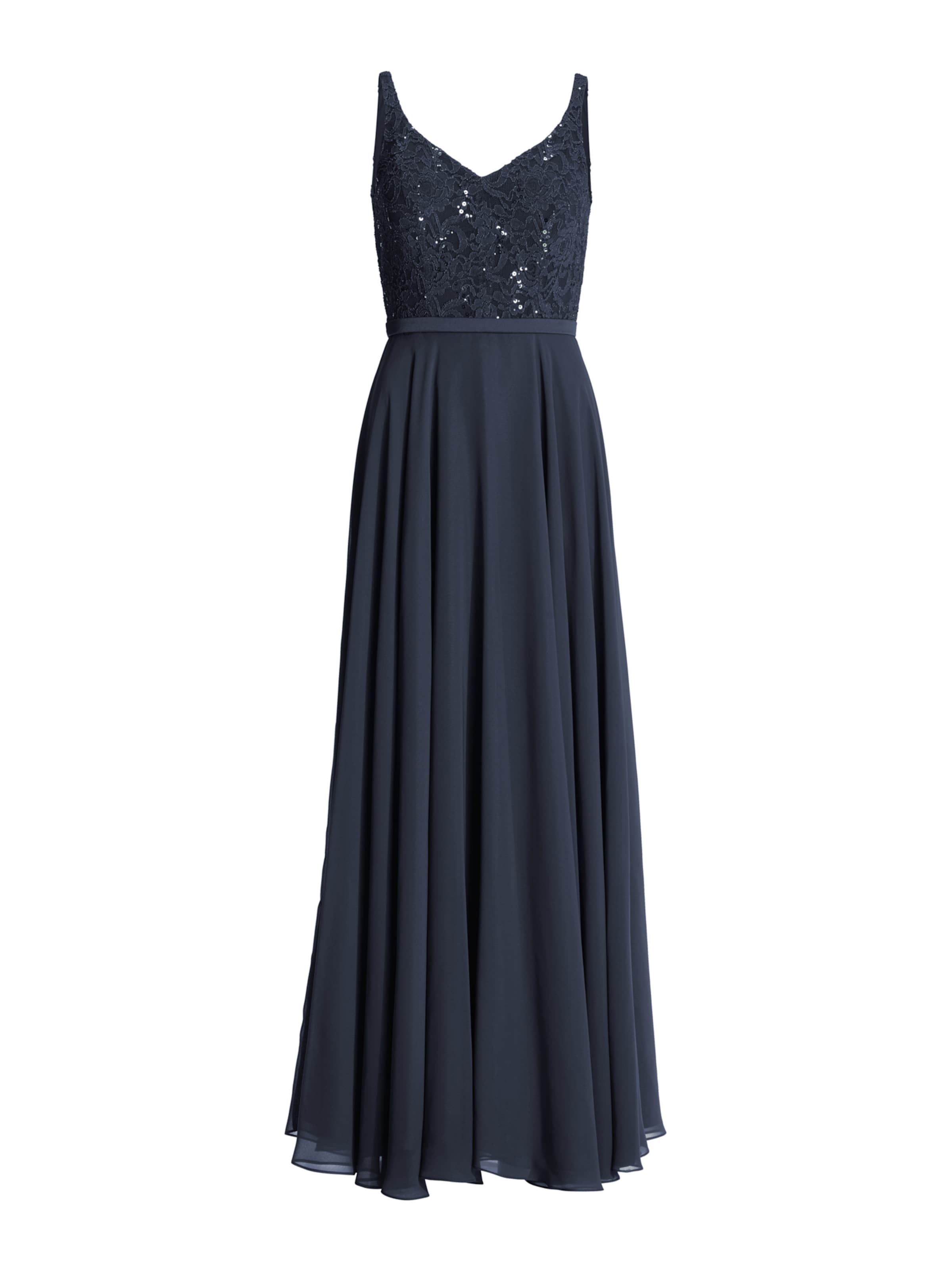 SWING Večerna obleka | modra barva: sprednja stran