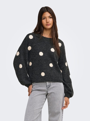 Pull-over 'ONLRica' ONLY en gris : devant