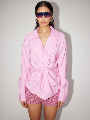 Camicia da donna 'Lacey' di LeGer by Lena Gercke in rosa: frontale