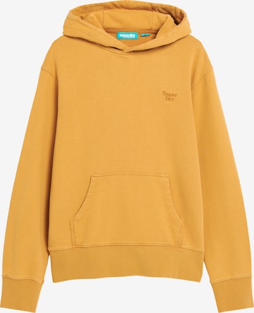 Superdry Sweatshirt in Geel: voorkant