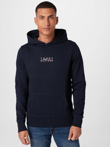 TOMMY HILFIGER Tréning póló - kék: elől