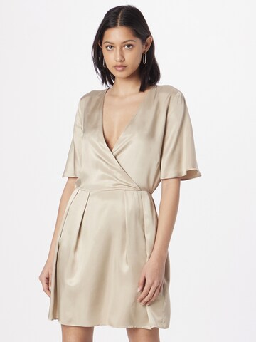 ARMANI EXCHANGE Dress in Beige: front