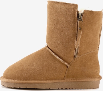 Gooce Snow boots 'Tempe' in Brown: front