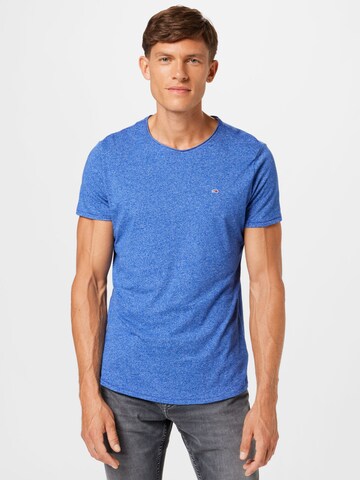 Tommy Jeans Shirt 'Jaspe' in Blue: front