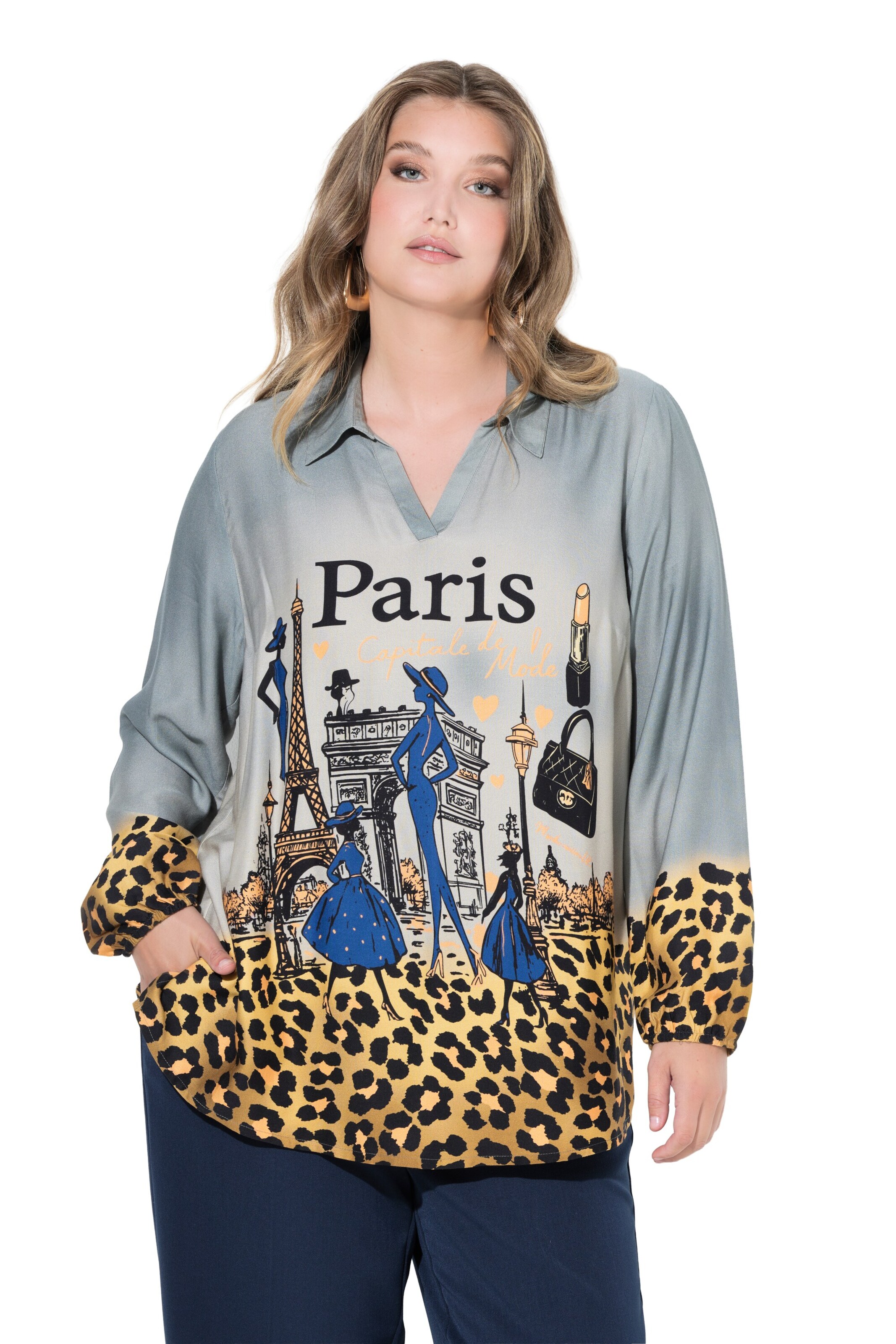 MIAMODA Blouse in Mixed colours: front