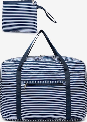 Kono Travel Bag in Blue: front