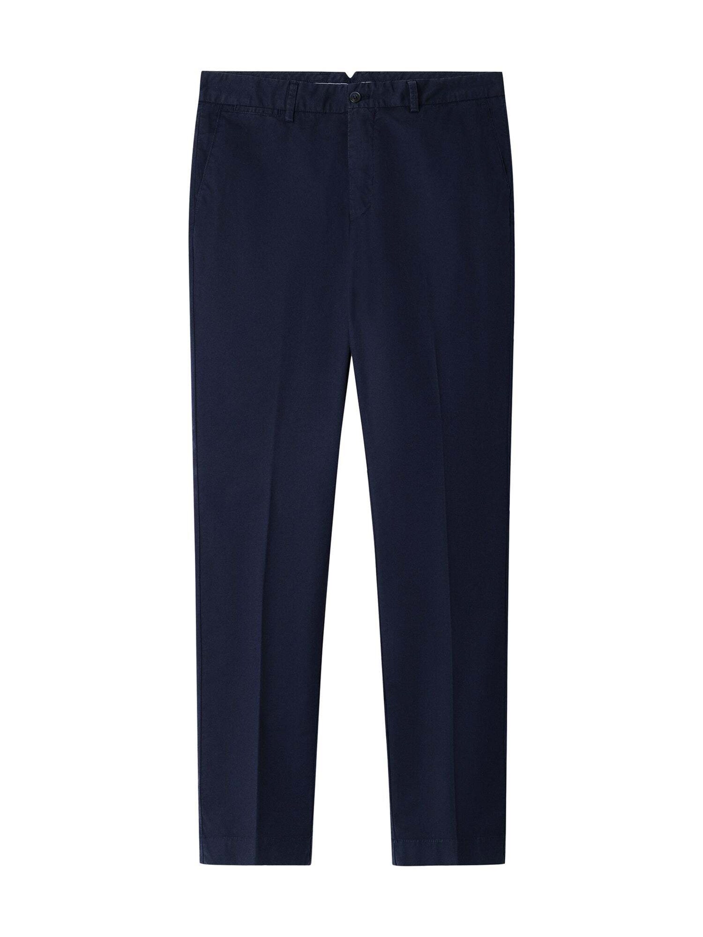 Pantalon chino Hackett London en bleu : devant