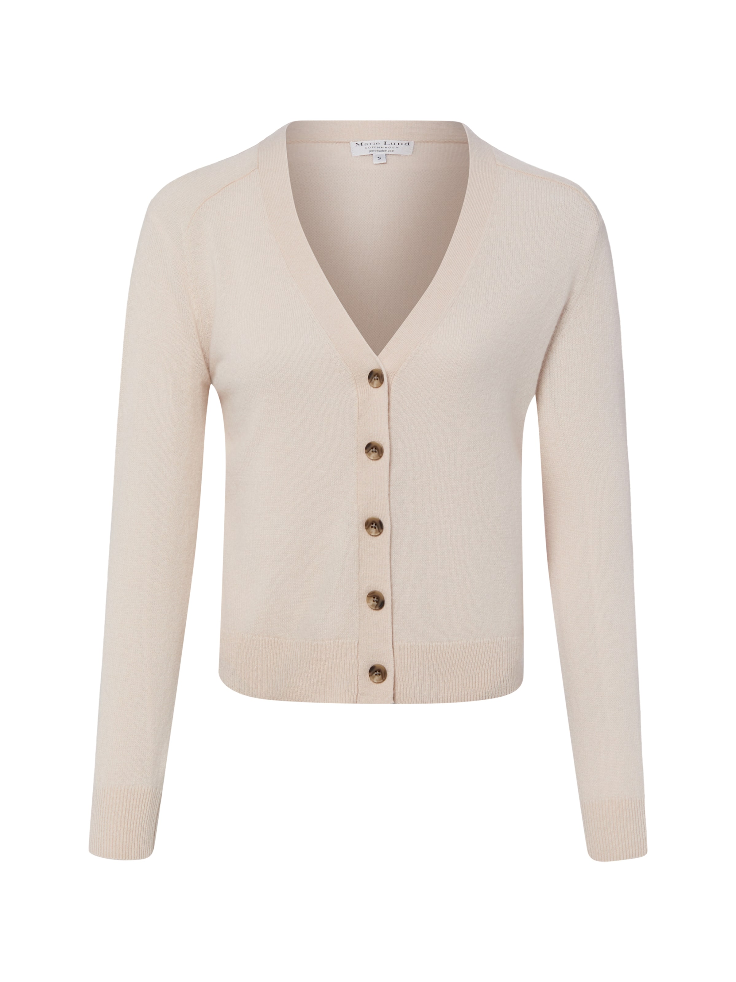 Marie Lund Strickjacke in S in beige, Produktansicht