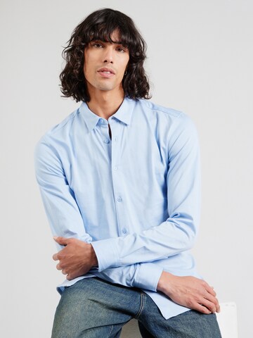 Coupe slim Chemise 'ONSRobin' Only & Sons en bleu : devant
