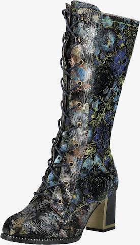 Bottes à lacets Laura Vita en bleu : devant