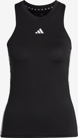 ADIDAS PERFORMANCE - Top deportivo 'Essentials' en negro: frente