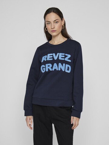 Sweat-shirt VILA en bleu : devant