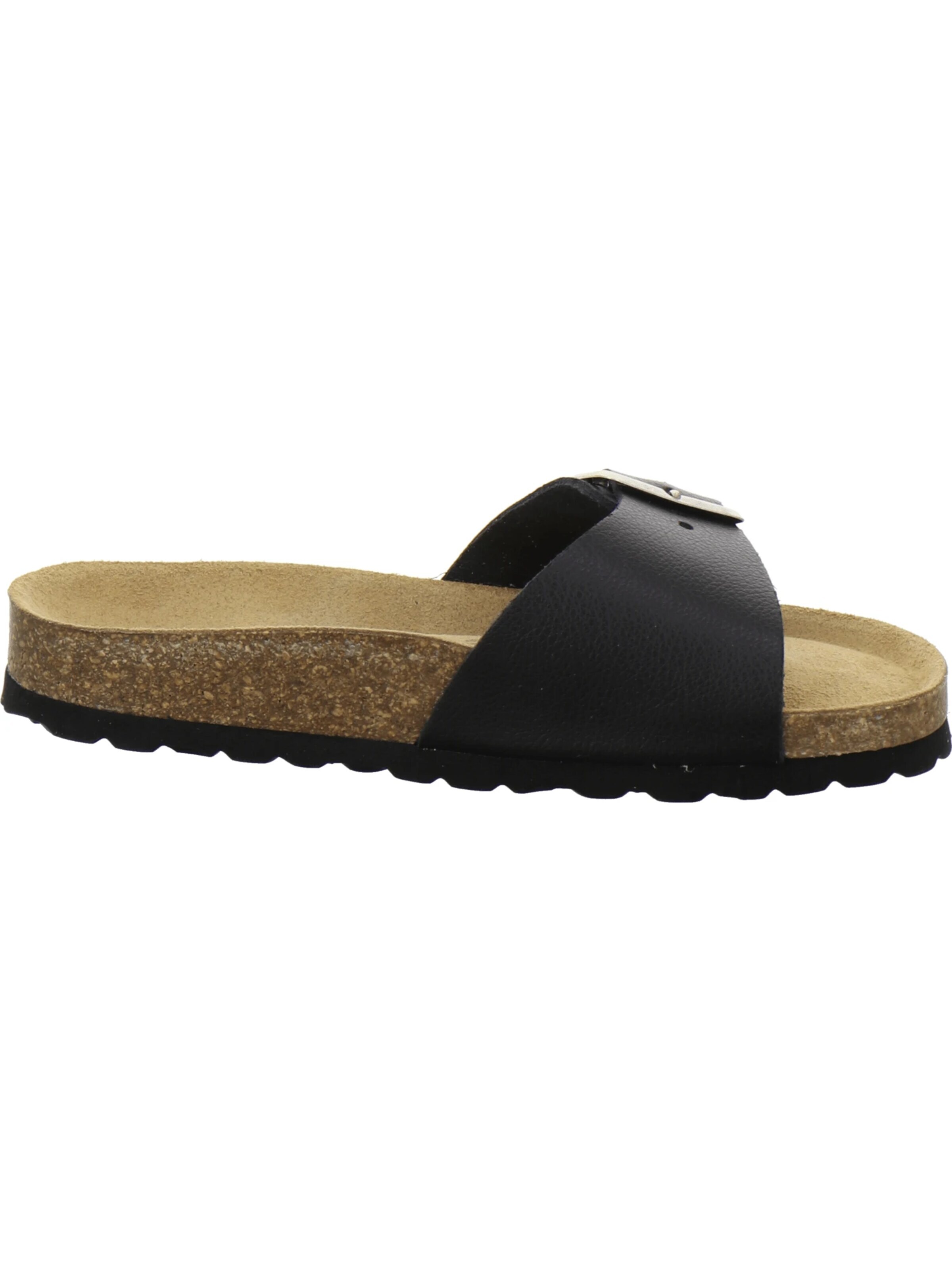 AFS-Schuhe - Zapatos abiertos 'Pantoletten Damen Einschnaller schwarz' en negro