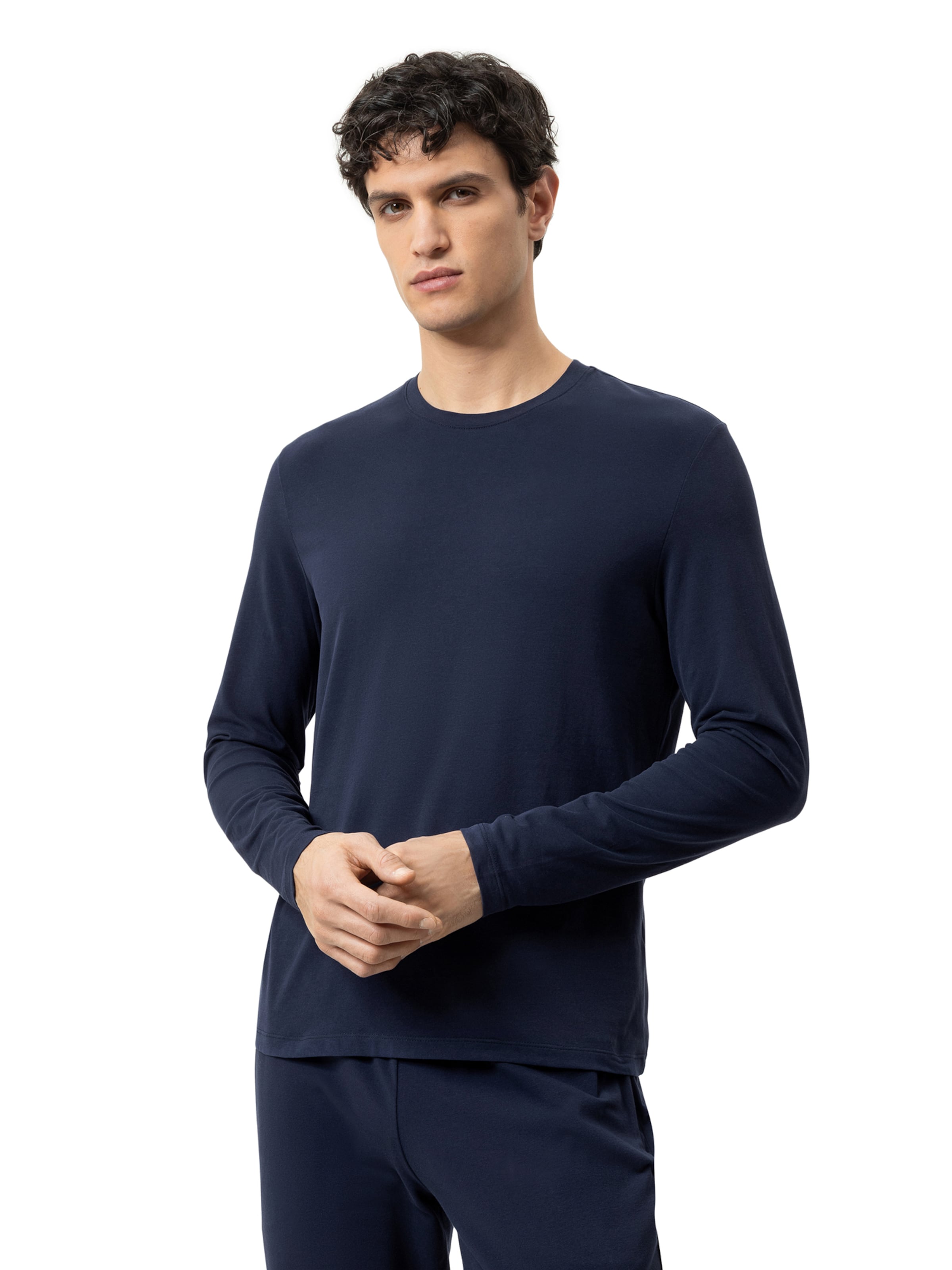 T-Shirt 'Relax Tuned' Mey en bleu : devant