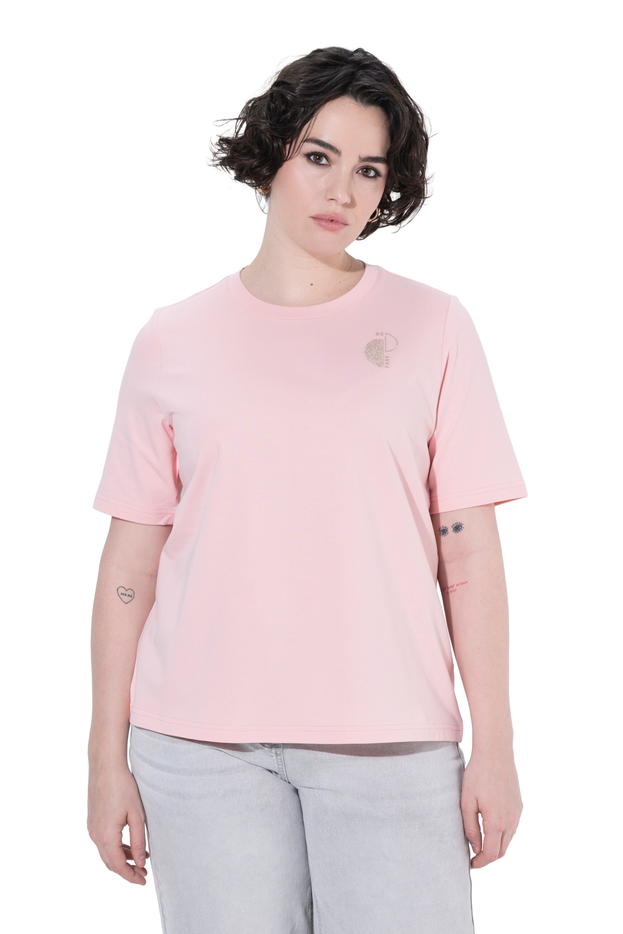 Ulla Popken Shirt in Pink: front
