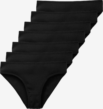 Slip 'F901' di Tazzio in nero: frontale