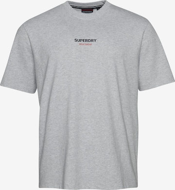 T-Shirt Superdry en gris : devant