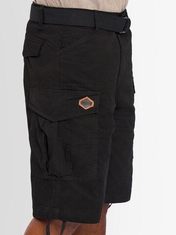 Regular Pantalon cargo Alessandro Salvarini en noir