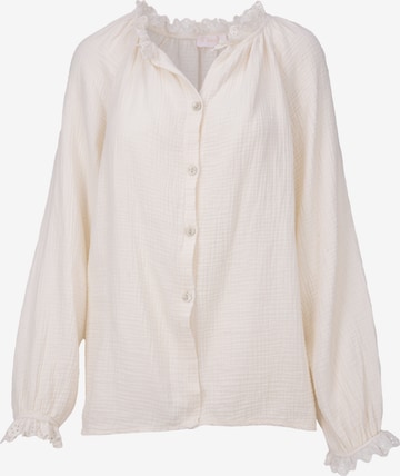 Chemisier 'Emma' Seasons of April en beige : devant