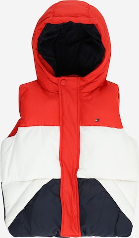 TOMMY HILFIGER Bodywarmer 'ESSENTIAL' in Wit: voorkant