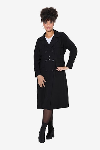 MIAMODA Between-Seasons Coat in Black ABOUT YOU