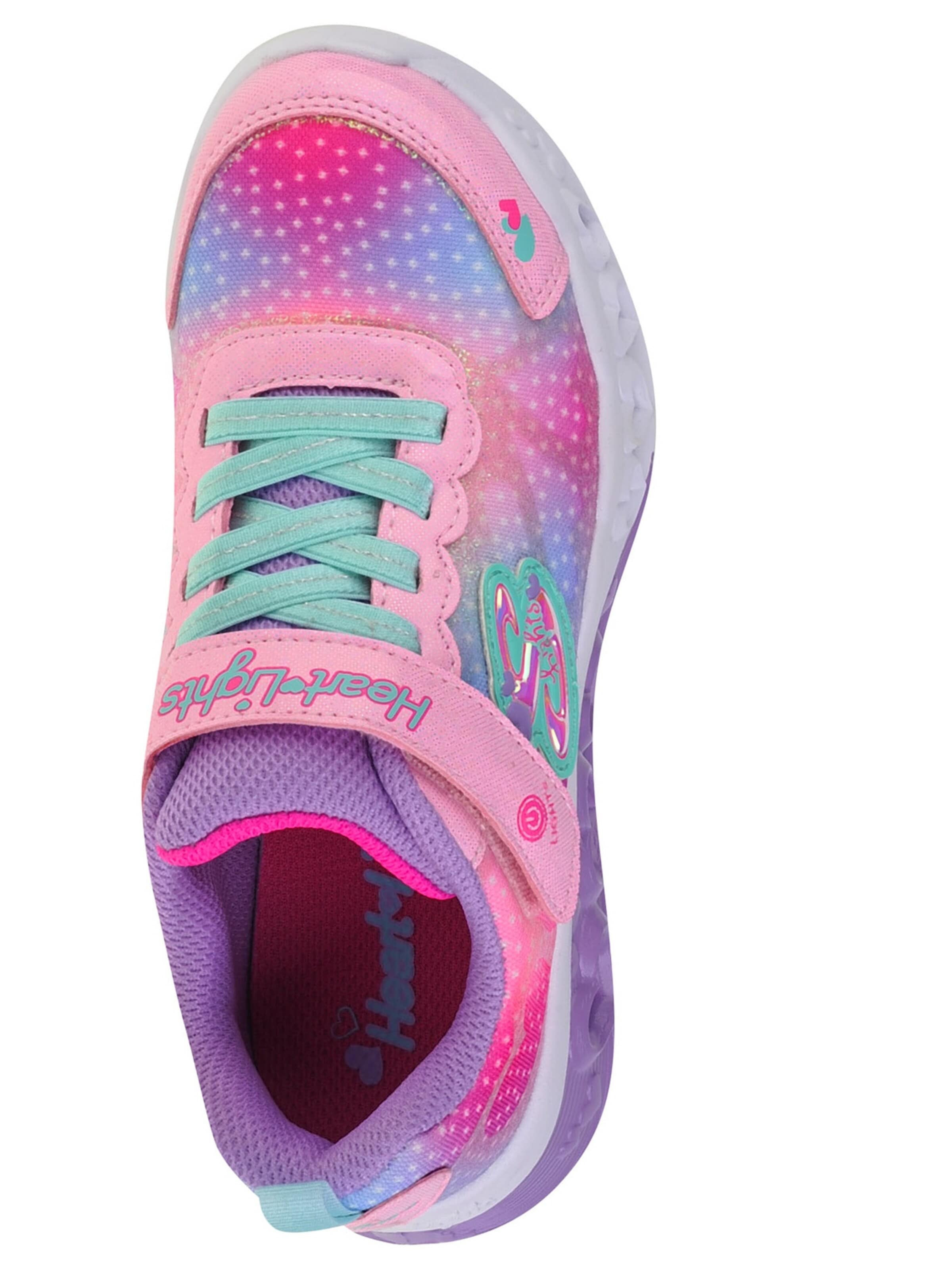 SKECHERS Sneakers 'Skechers Flutter Heart Lights' in Roze