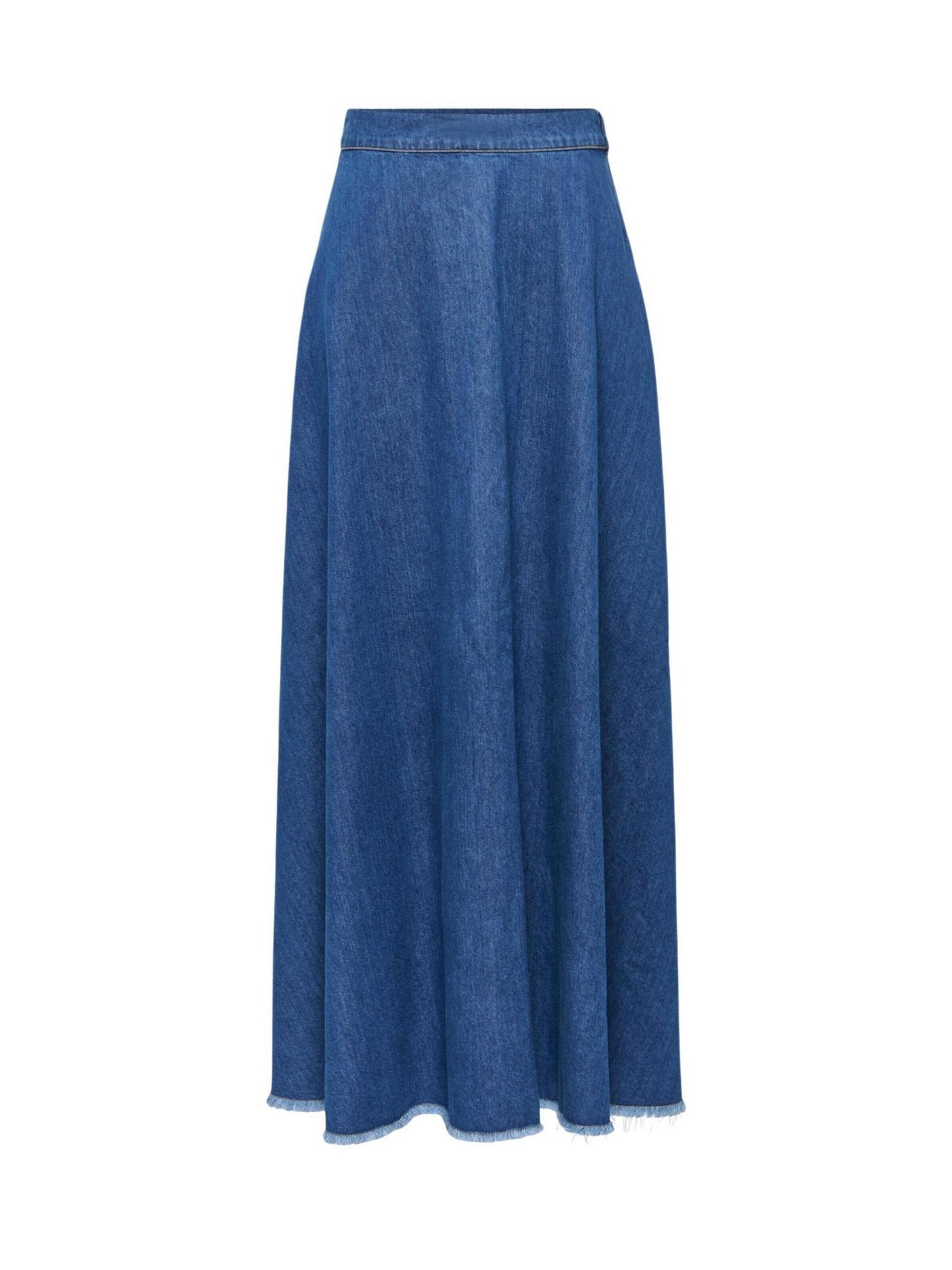 Gonna 'Onlmone Flowy Maxi Dnm Skirt Gua Sud 15366210' in 34 ONLY di colore blu denim, Visualizzazione prodotti