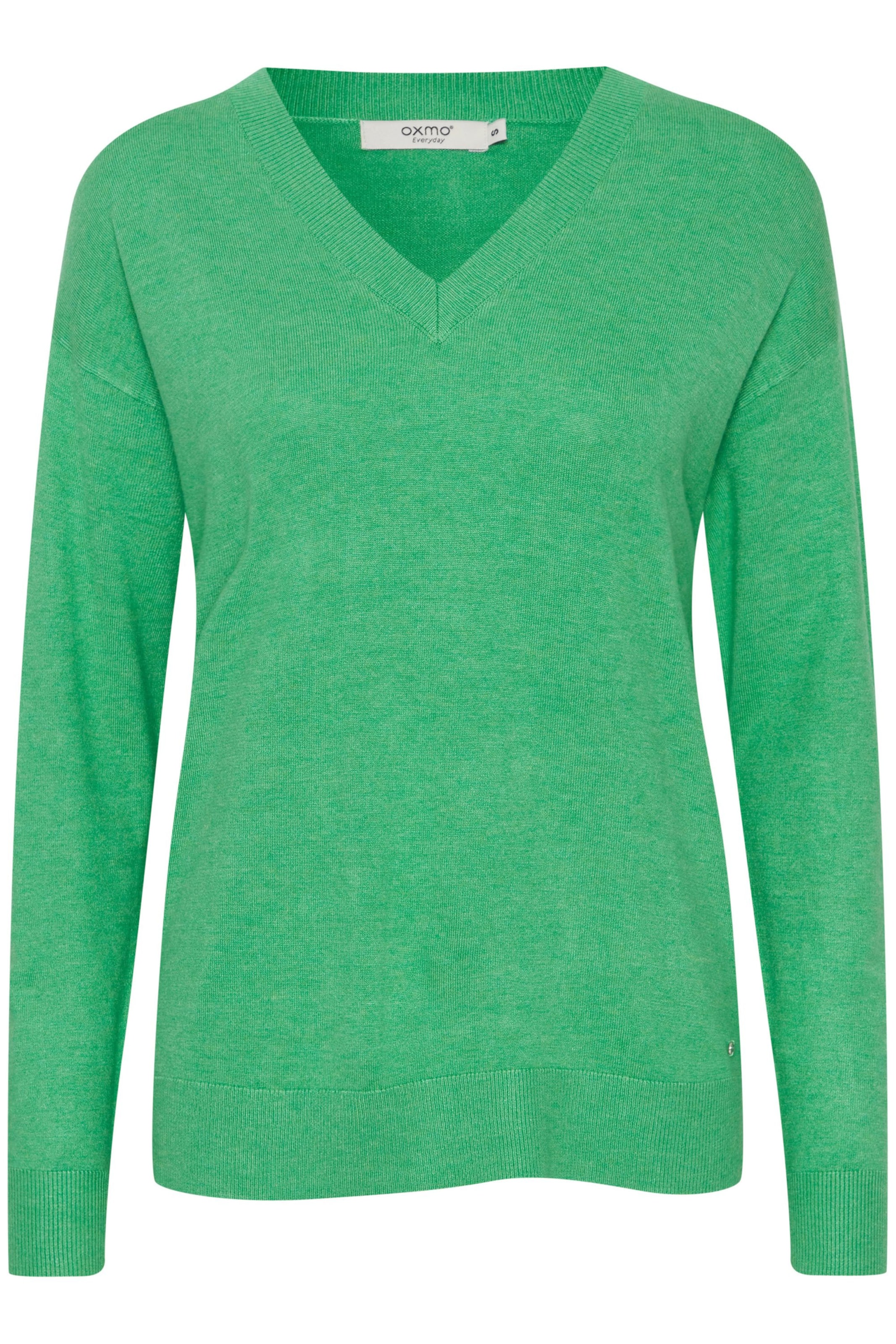 Oxmo Trui in Groen: voorkant