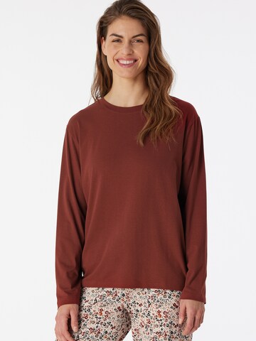 Chemise de nuit SCHIESSER en marron : devant