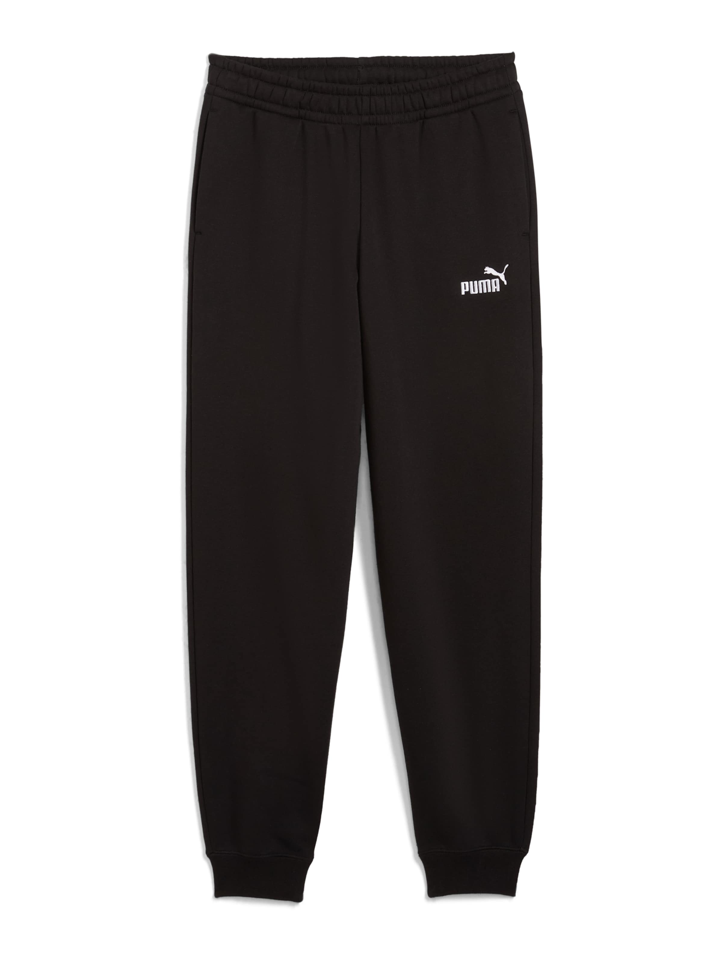 PUMA Ozke Hlače 'ESS No. 1' | črna barva: sprednja stran