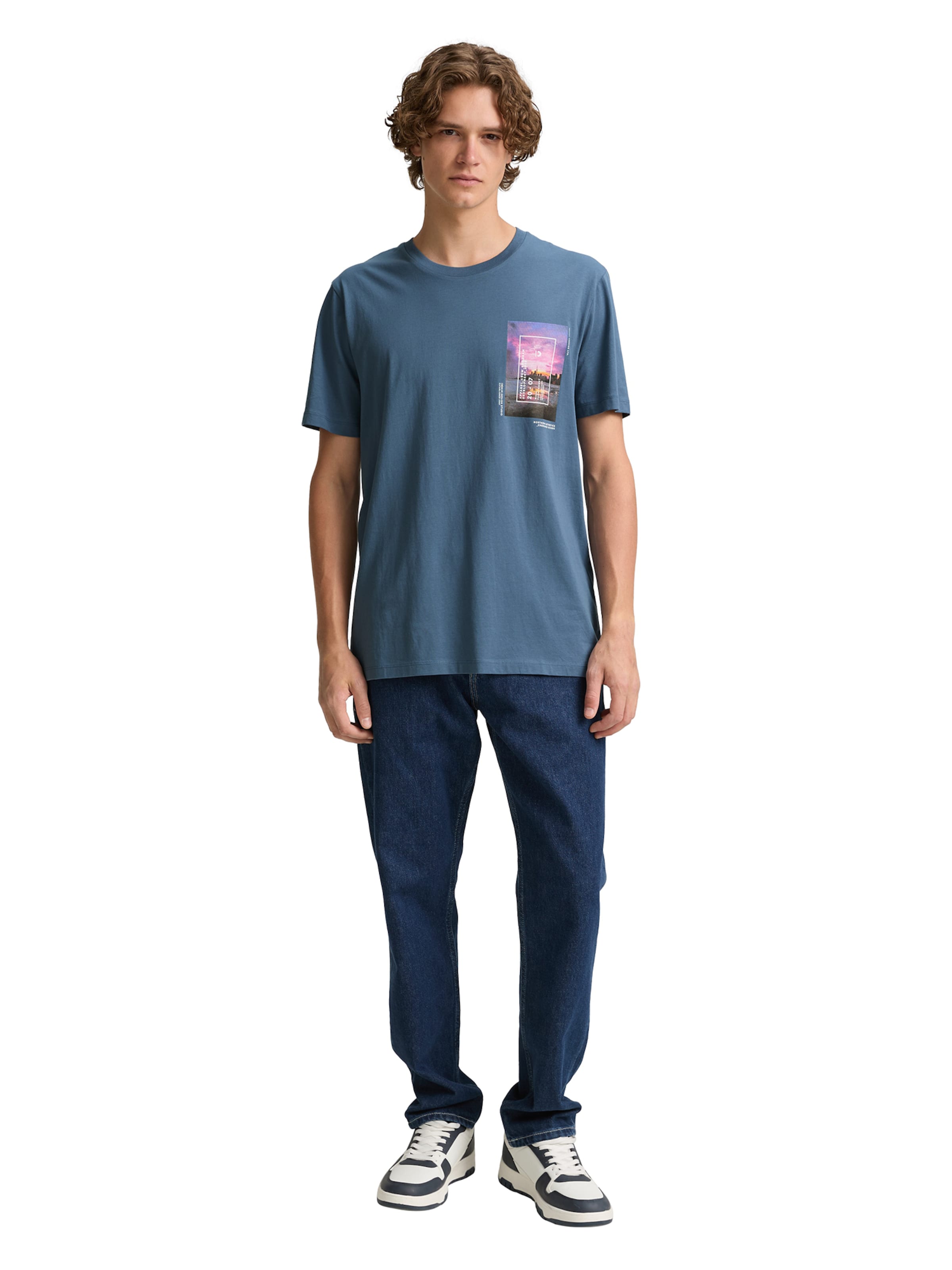 TOM TAILOR DENIM Póló - kék