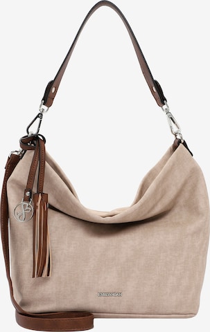 Emily & Noah Shoulder bag 'Elke' in Beige: front