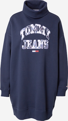 Tommy Jeans Šaty – modrá: přední strana