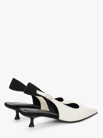 Estro - Zapatos destalonado '30-6654-1' en blanco