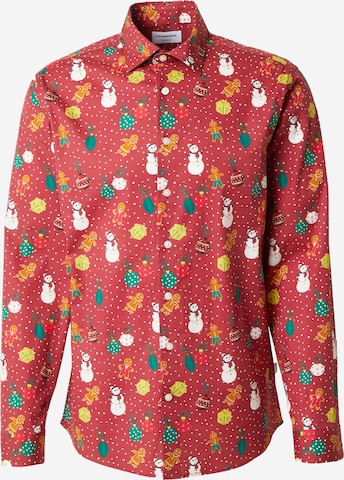 raudona Lindbergh Standartinis modelis Marškiniai: priekis