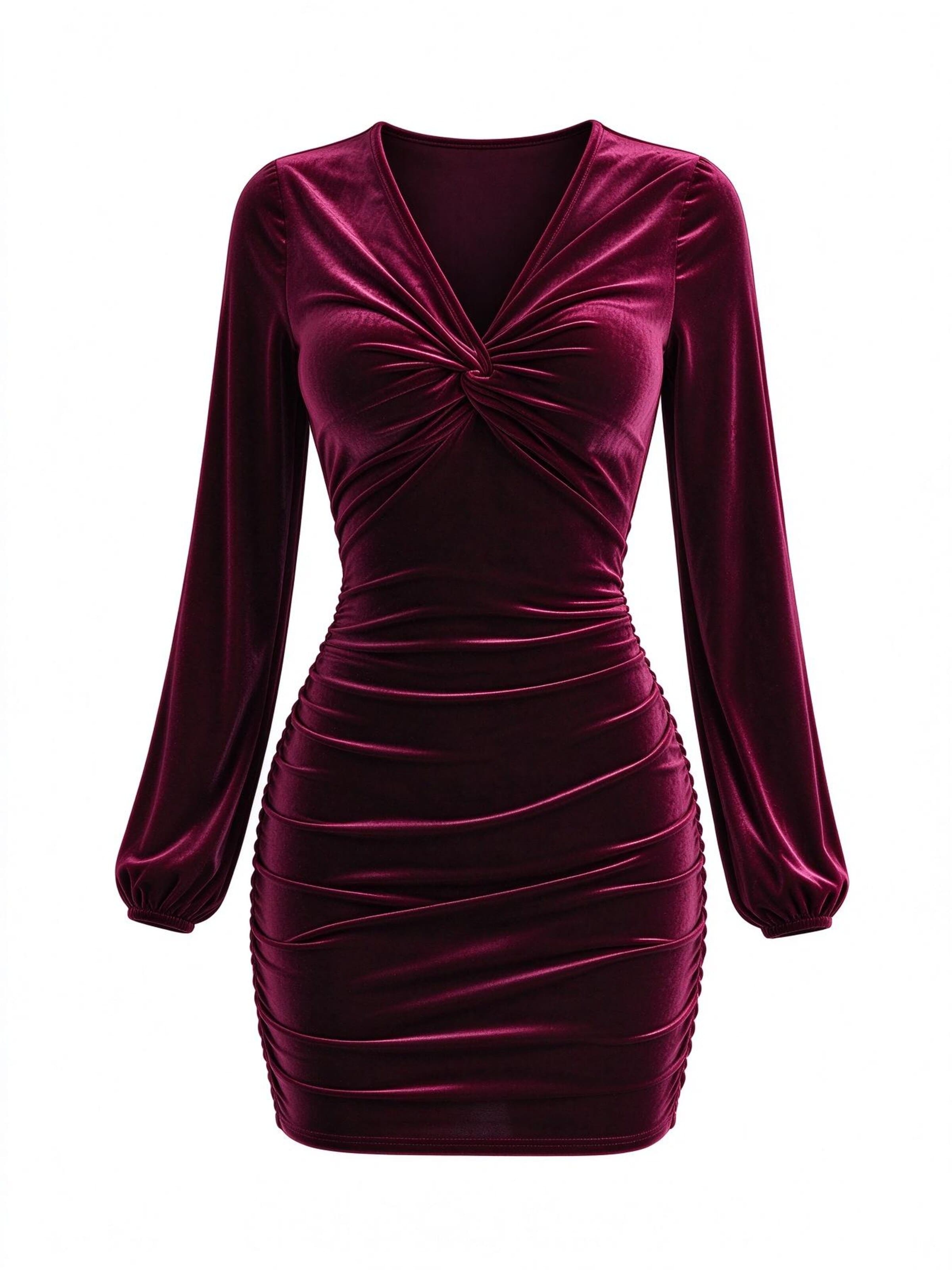 MODIURBAN Dress in Red: front