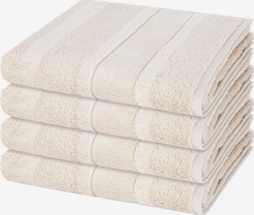 Cawö Handtuch 'Noblesse' in Beige: Vorderseite