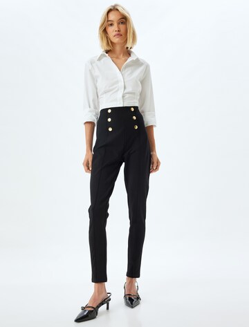 Koton Tapered Broek in Zwart