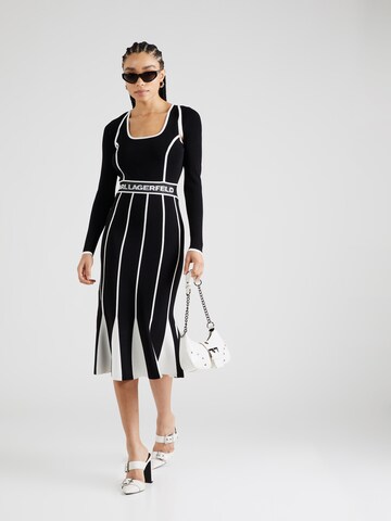 Karl Lagerfeld Knit dress in Black: front