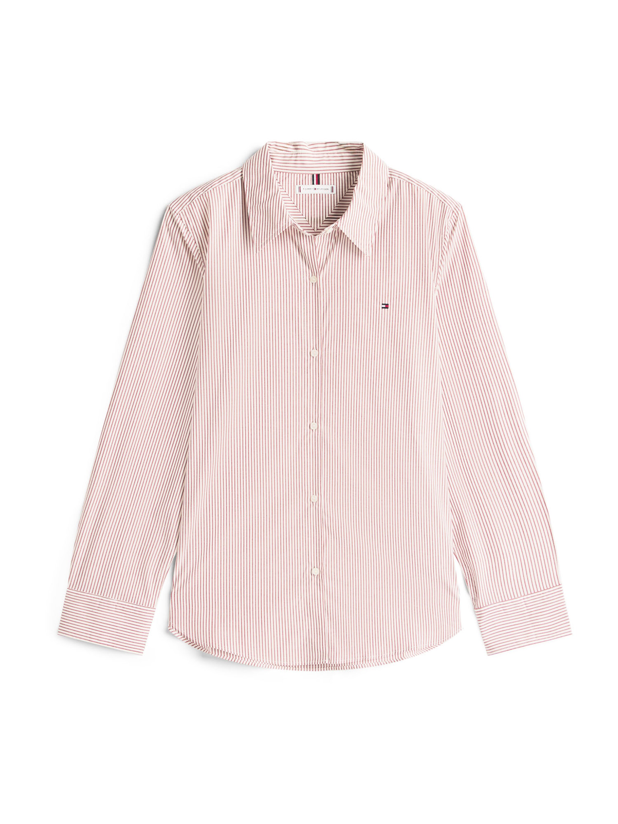 TOMMY HILFIGER Blus 'ESS' i röd: framsida