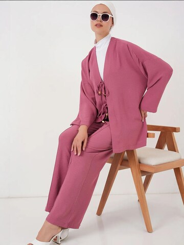 Pantalons de tailleur Bigdart en rose