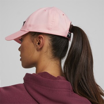 Casquette PUMA en rose : devant