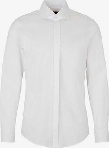 Coupe slim Chemise 'Pano' JOOP! en blanc : devant