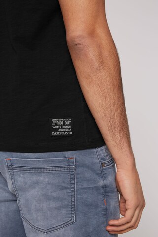 CAMP DAVID Shirt in Black