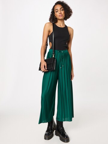 ABOUT YOU Wide leg Broek 'Caren' in Groen