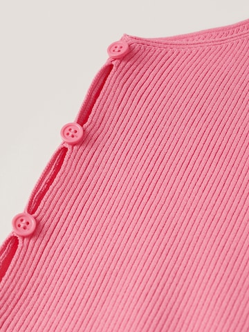 Tops en tricot 'TOBOGAN' MANGO en rose