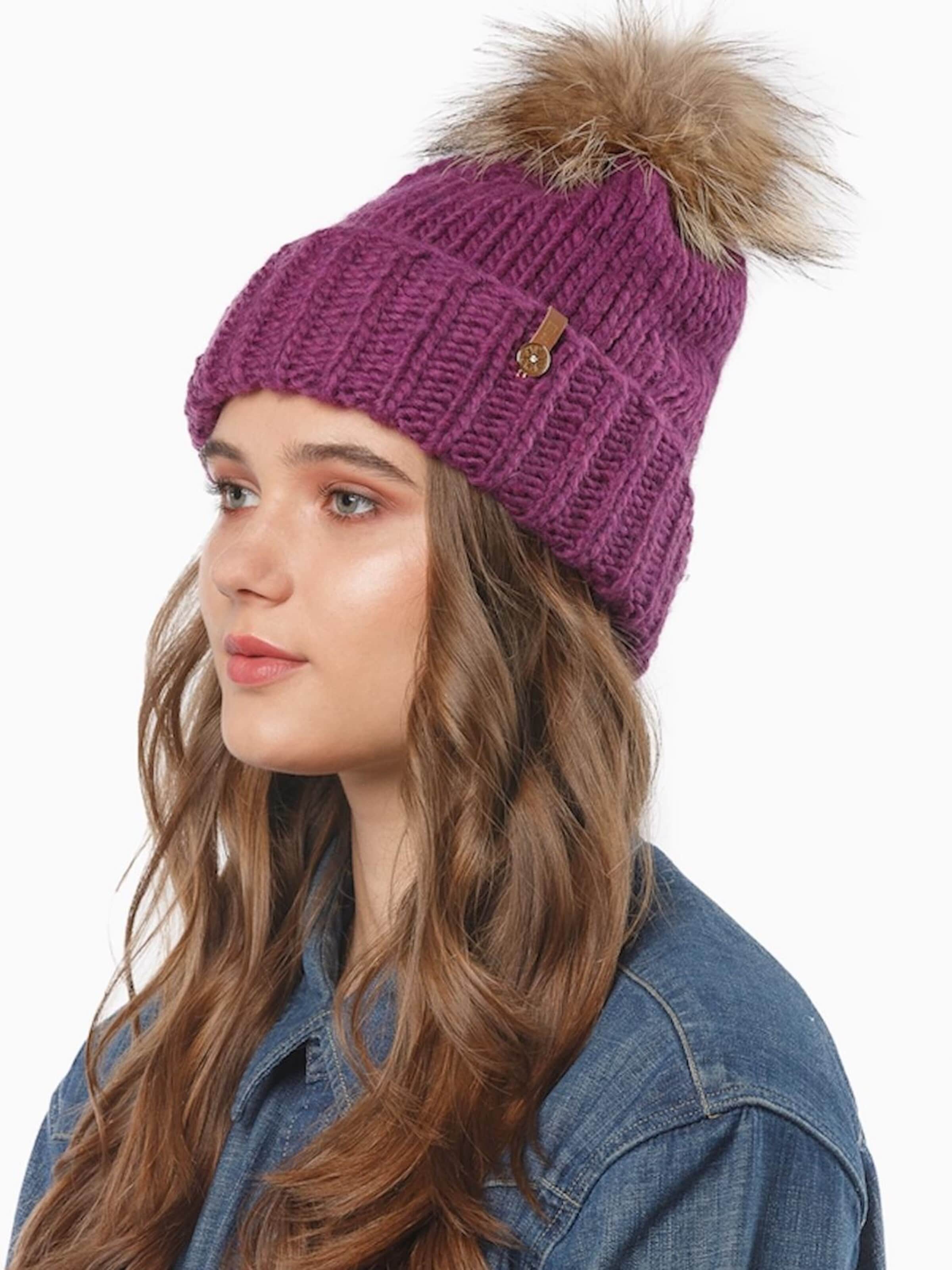 Bonnet Marhatter en violet