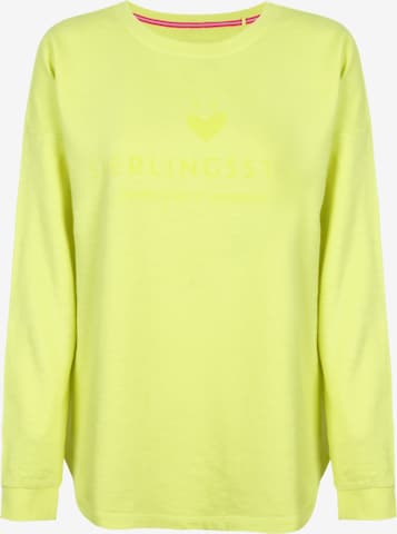 LIEBLINGSSTÜCK Sweatshirt in Yellow: front